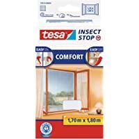 tesa Insect Stop Comfort Red Anti Mosquitos Ventana Blanco - Mosquiteras (1700 x 10 x 1800 mm- 141 g- Blanco- 454 g)